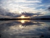Sonnenuntergang An Der Schlei